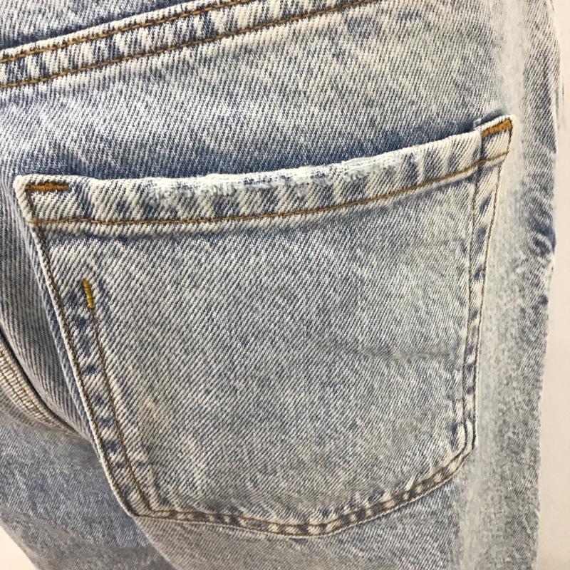 ザラ ZARA パンツ デニム、ジーンズ ハイウエスト ハイライズ 無地 青 / ブルー /  レディース USED 古着 中古 10116497