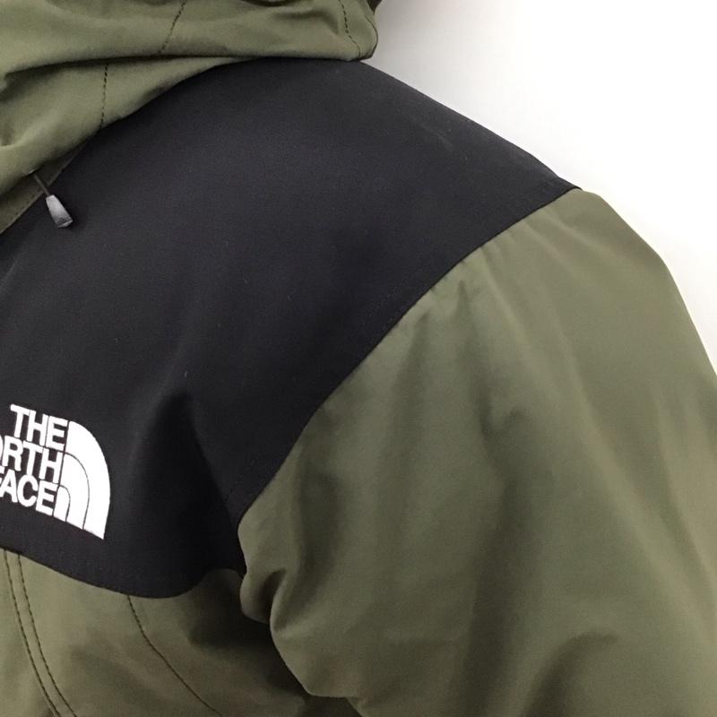 ザノースフェイス THE NORTH FACE ジャケット、上着 ダウンジャケット ND91930 マウンテンダウンジャケット S ロゴ、文字 カーキ / カーキ / X 黒 / ブラック /  メンズ USED 古着 中古 10123291
