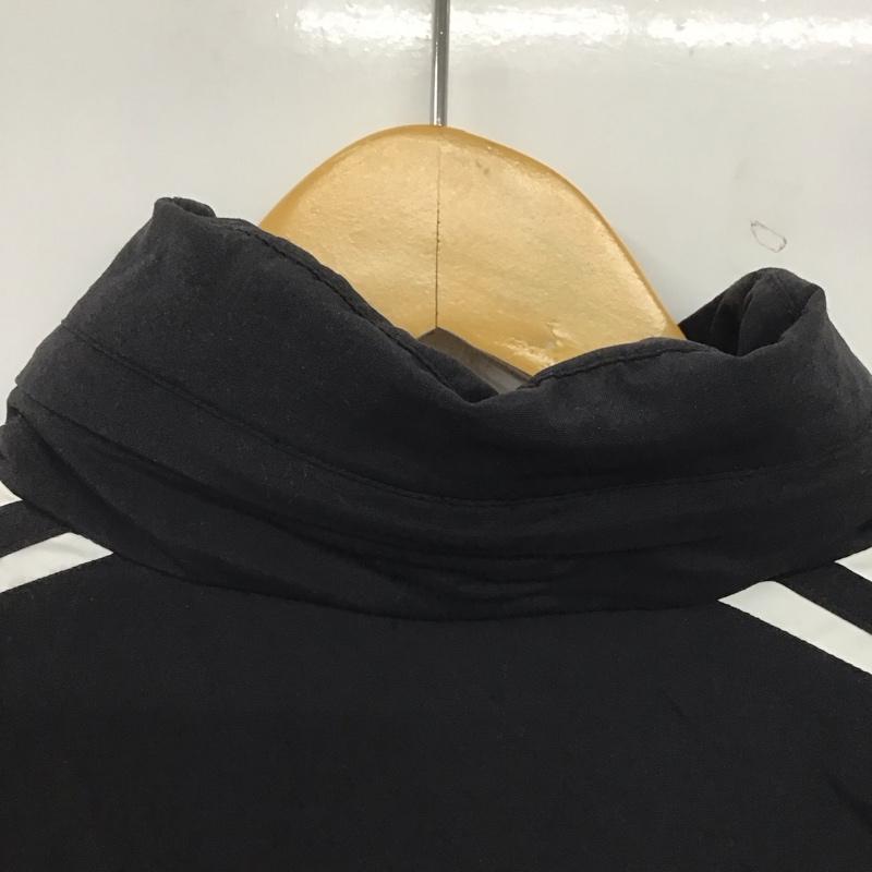 アディダス adidas ジャケット、上着 ジャケット、ブレザー fm7303 ナイロンジャケット ジップアップジャケット M ロゴ、文字 黒 / ブラック /  メンズ USED 古着 中古 10145011