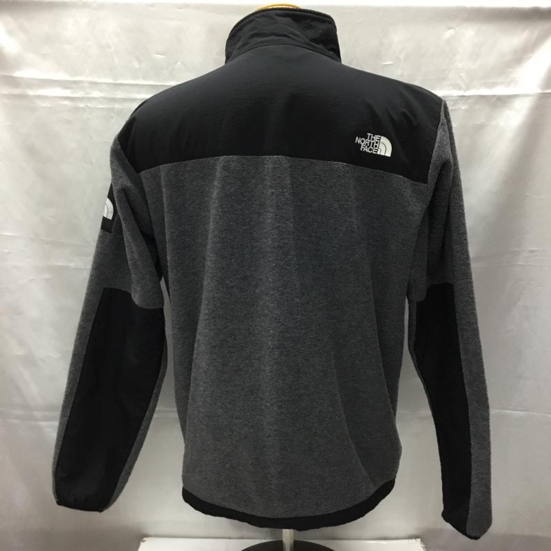 ザノースフェイス THE NORTH FACE ジャケット、上着 ジャンパー、ブルゾン NA61631 トレッキングフリースジャケット ジップアップジャケット アウター XL ロゴ、文字 黒 / ブラック / X 灰 / グレー /  メンズ USED 古着 中古 10106585