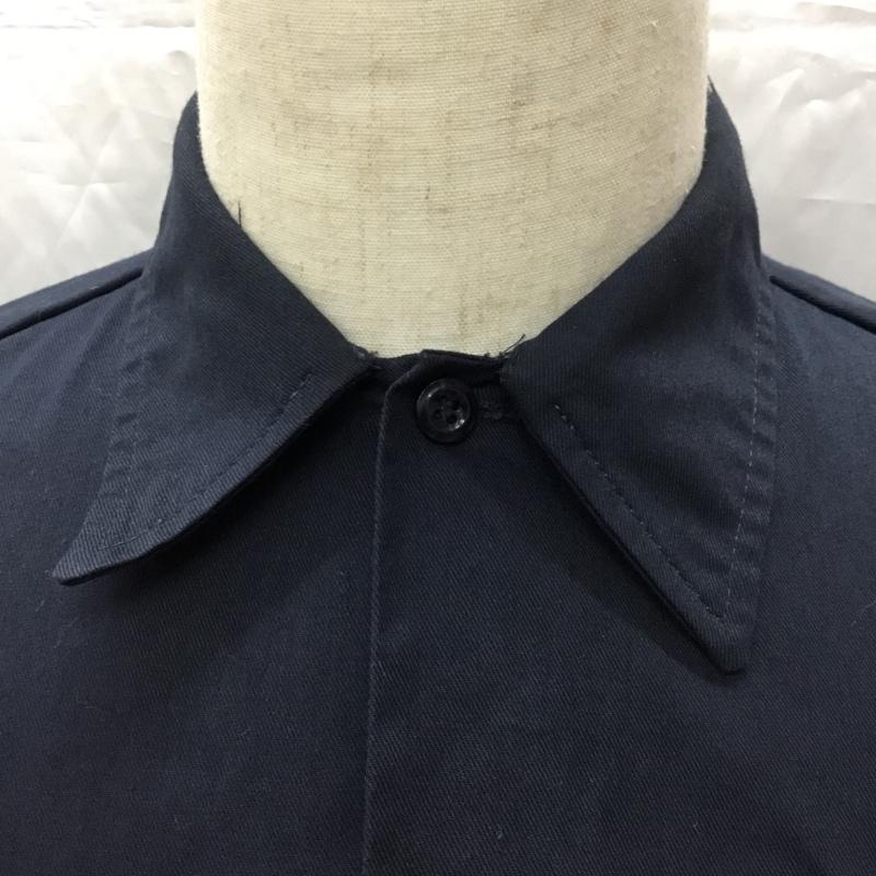 ディッキーズ Dickies シャツ、ブラウス 半袖 半袖シャツ カラーシャツ 半袖カットソー ミリタリーシャツ S 無地 紺 / ネイビー /  メンズ USED 古着 中古 10112415