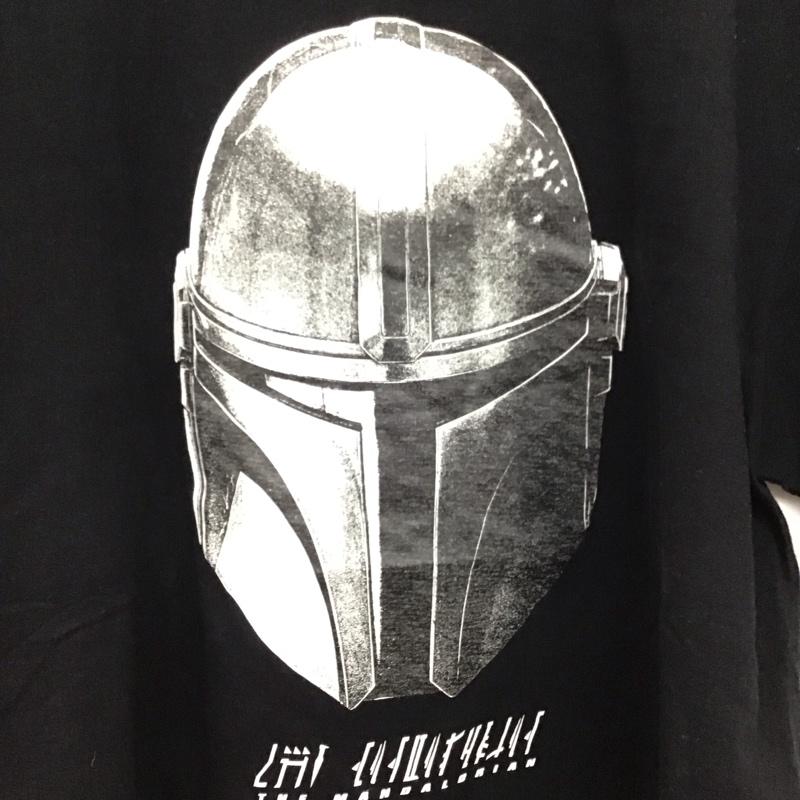 バンダイ BANDAI Tシャツ 半袖 THE MANDALORIAN マンダロリアン STAR WARS スターウォーズ XL プリント 黒 / ブラック /  メンズ USED 古着 中古 10123384