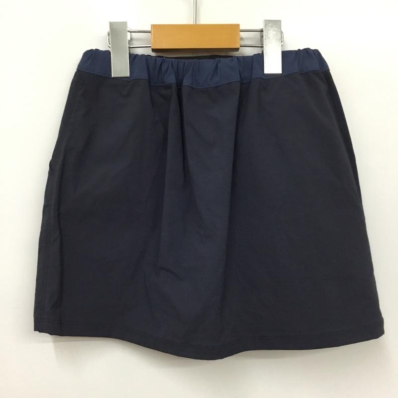 モンベル mont-bell パンツ ショートパンツ ショートパンツ ハーフパンツ カジュアルパンツ キュロットスカート 130cm 無地 紺 / ネイビー /  ガールズ USED 古着 中古 10116545