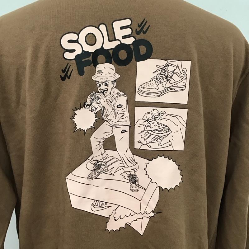 ナイキ NIKE パーカー 長袖 DQ5296-256 NSWFTSLFDプルオーバーL/Sフーディ 長袖パーカー XXL ロゴ、文字 茶 / ブラウン /  メンズ USED 古着 中古 10117263