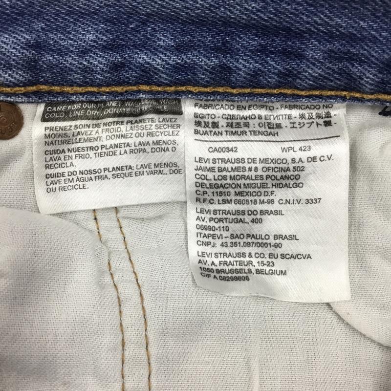 リーバイストラウスアンドコー Levi Strauss & co. パンツ デニム、ジーンズ デニムパンツ ストレートパンツ ワイドパンツ カジュアルパンツ 32インチ 無地 インディゴ / インディゴ /  メンズ USED 古着 中古 10115625