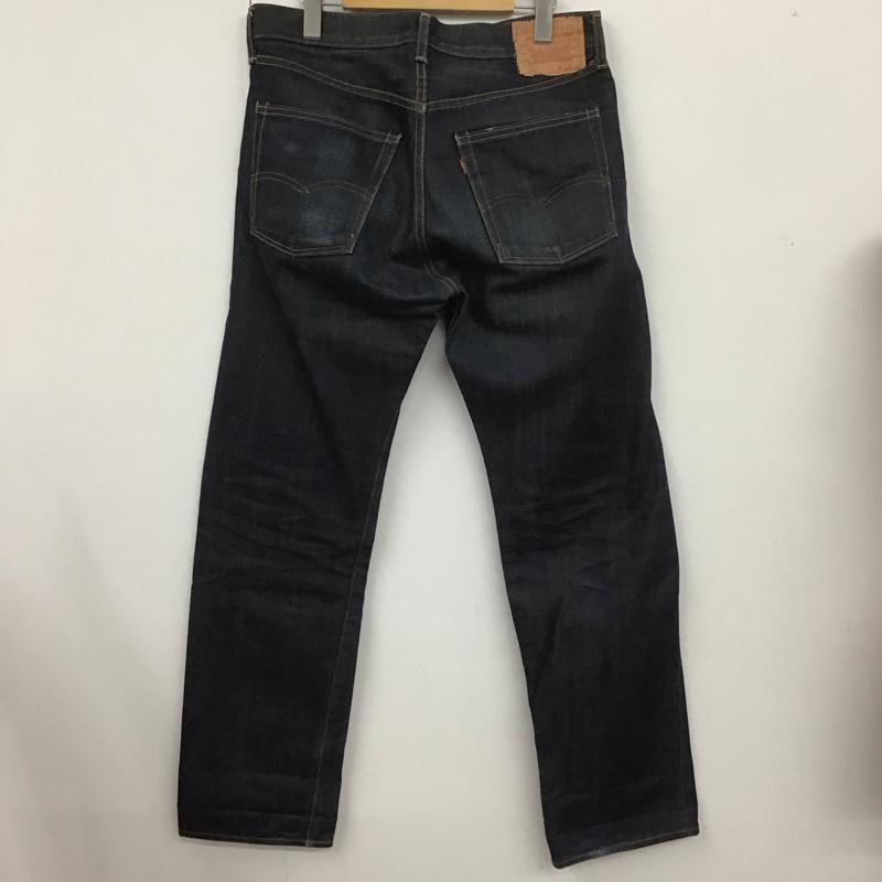 リーバイス Levi s パンツ デニム、ジーンズ 66501 日本製 W34 34インチ 無地 紺 / ネイビー /  メンズ USED 古着 中古 10107829