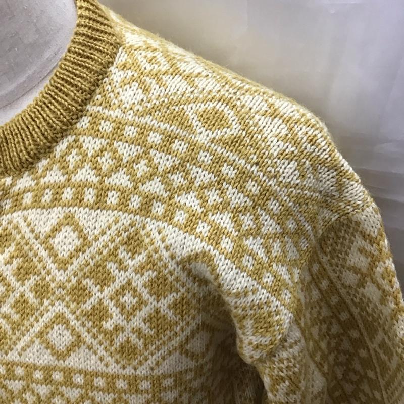 古着 USED カーディガン 長袖 長袖ニットカーディガン リブニットカーディガン 前ボタン プリント マルチカラー / マルチカラー /  メンズ USED 古着 中古 10114389