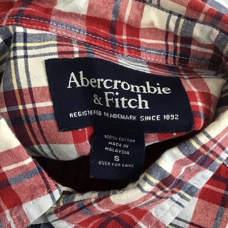 アバクロンビーアンドフィッチ ABERCROMBIE&FITCH シャツ、ブラウス 半袖 半袖シャツ チェックシャツ ボタンダウンシャツ S チェック マルチカラー / マルチカラー /  メンズ USED 古着 中古 10126539