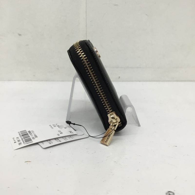 ゲス Guess 財布 コンパクト財布 ロゴ、文字 黒 / ブラック /  レディース USED 古着 中古 10136315