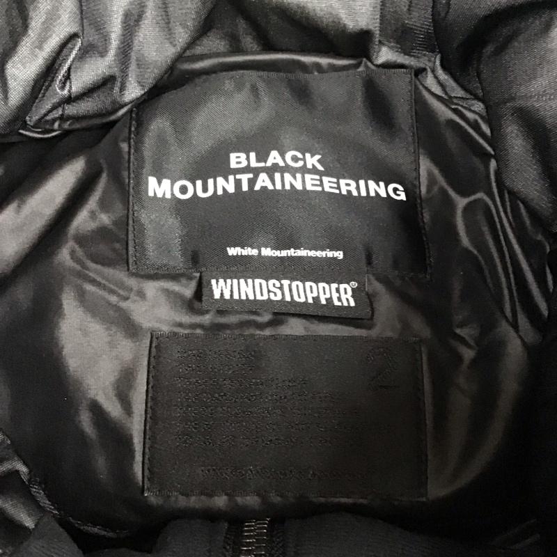 ホワイトマウンテニアリング WHITE MOUNTAINEERING ジャケット、上着 ジャンパー、ブルゾン wm1573239 ブラックマウンテニアリング thePOOLaoyama ジップアップジャケット ダウンジャケット 2 無地 黒 / ブラック /  メンズ USED 古着 中古 10110977