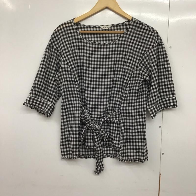 インゲボルグ INGEBORG カットソー 半袖 チェック マルチカラー / マルチカラー /  レディース USED 古着 中古 10143515
