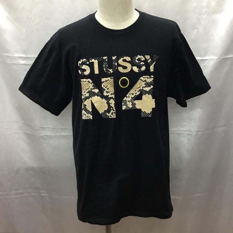ステューシー STUSSY Tシャツ 半袖 M プリント 黒 / ブラック /  メンズ USED 古着 中古 10108767