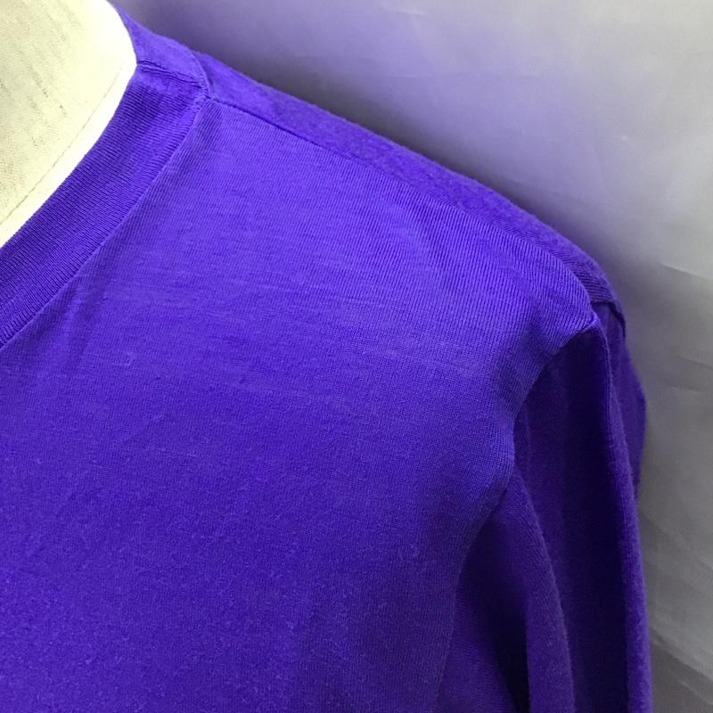 モンベル mont-bell Tシャツ 長袖 M ロゴ、文字 紫 / パープル /  メンズ USED 古着 中古 10122041