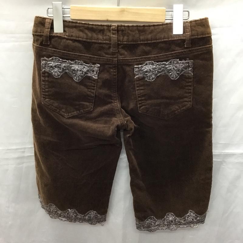 リズリサ LIZ LISA パンツ ショートパンツ ショートパンツ ハーフパンツ カジュアルパンツ コーデュロイパンツ M 無地 茶 / ブラウン /  メンズ USED 古着 中古 10114256