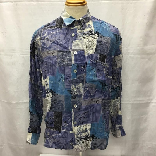 古着 USED シャツ、ブラウス 長袖 長袖シャツ カラーシャツ 長袖カットソー アロハシャツ 総柄 マルチカラー / マルチカラー /  メンズ USED 古着 中古 10106422