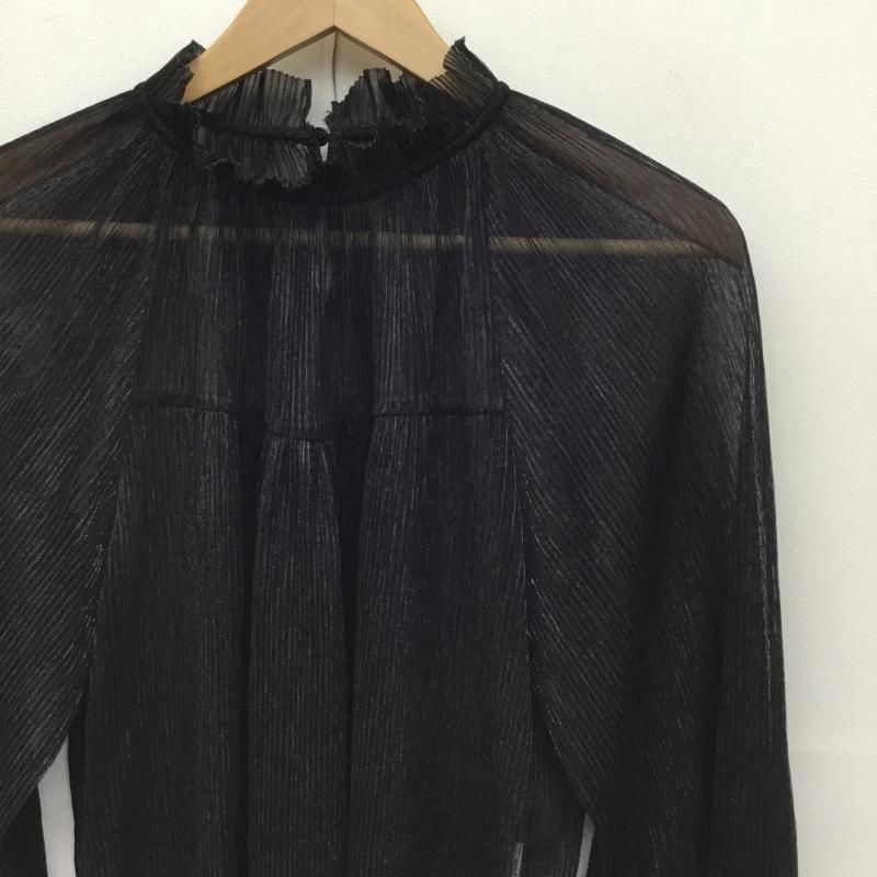 ミスティック mystic カットソー 長袖 FREE 無地 黒 / ブラック /  レディース USED 古着 中古 10137593