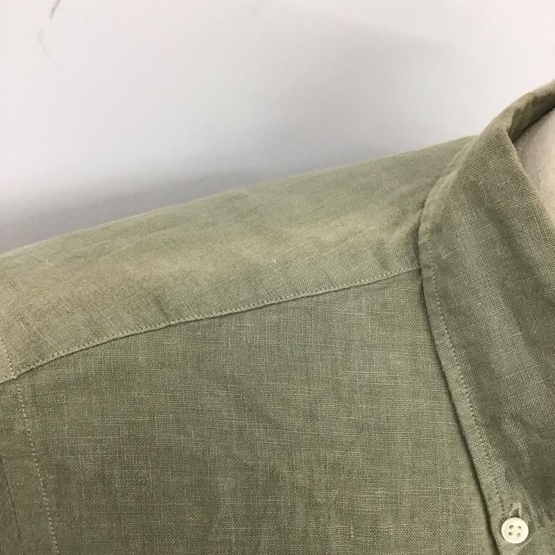 ラルフローレン ラグビー RALPH LAUREN RUGBY シャツ、ブラウス 長袖 長袖シャツ カラーシャツ ポケットシャツ 長袖カットソー XS 無地 カーキ / カーキ /  メンズ USED 古着 中古 10114634