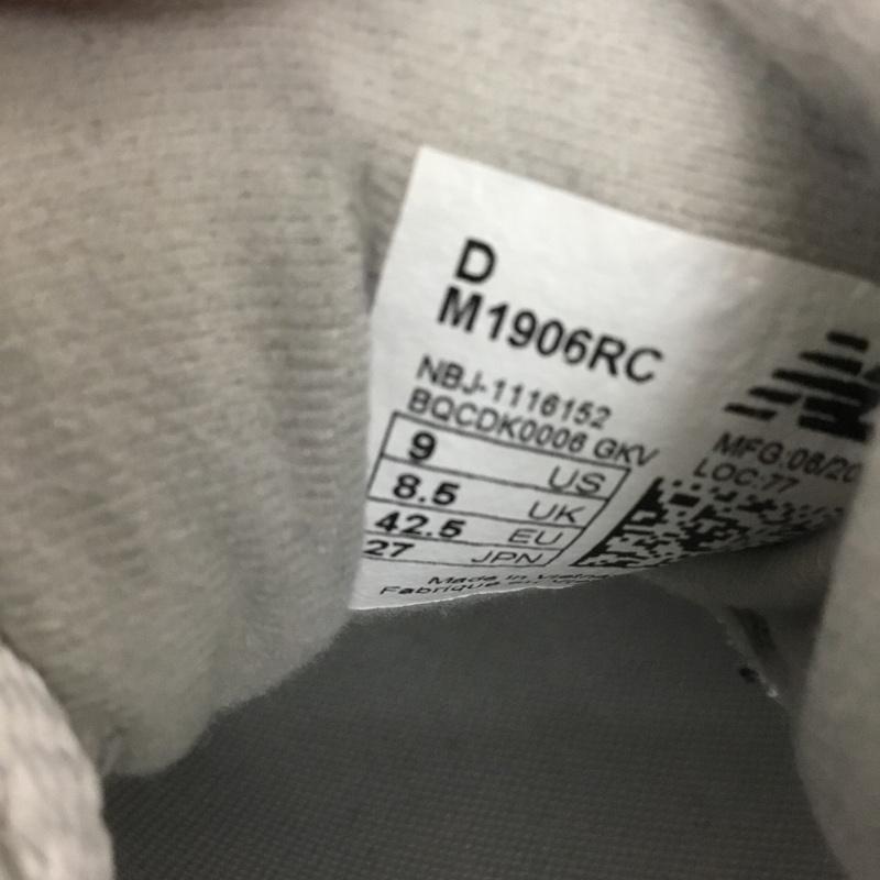 ニューバランス New Balance スニーカー スニーカー M1906RC 27cm 箱有 27.0cm ロゴ、文字 灰 / グレー / X 紺 / ネイビー /  メンズ USED 古着 中古 10131676