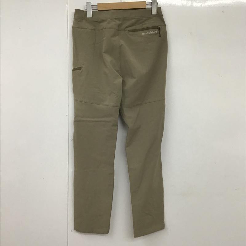 モンベル mont-bell ボトムス ボトムス 1105706 ガイドパンツサーモ ナイロンパンツ スリムパンツ ストレッチパンツ M ロゴ、文字 ベージュ / ベージュ /  レディース USED 古着 中古 10106227