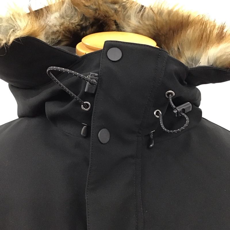 アダムエロペ ADAM ET ROPE  ジャケット、上着 ジャンパー、ブルゾン gml-18020-b ダウンジャケット ジップアップジャケット ジャンパー L ロゴ、文字 黒 / ブラック /  メンズ USED 古着 中古 10121464