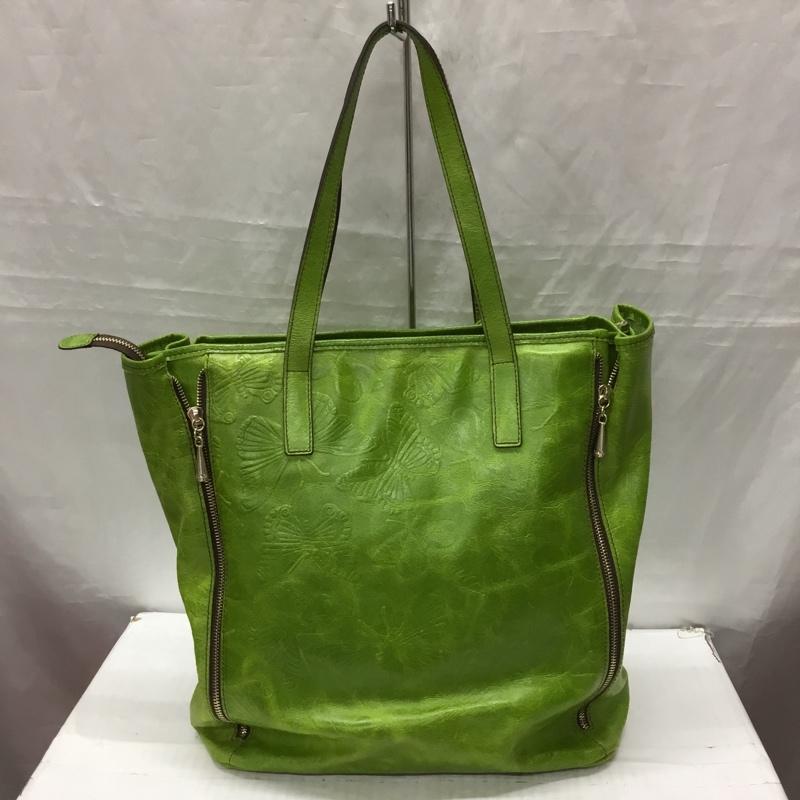 古着 USED トートバッグ トートバッグ PLINIO VISONA 蝶  薄緑 / ライトグリーン /  レディース USED 古着 中古 10116894