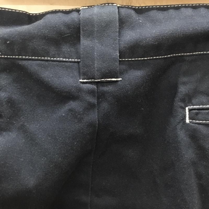 ディッキーズ Dickies パンツ ショートパンツ ショートパンツ ハーフパンツ カジュアルパンツ 32インチ ロゴ、文字 紺 / ネイビー /  メンズ USED 古着 中古 10120695