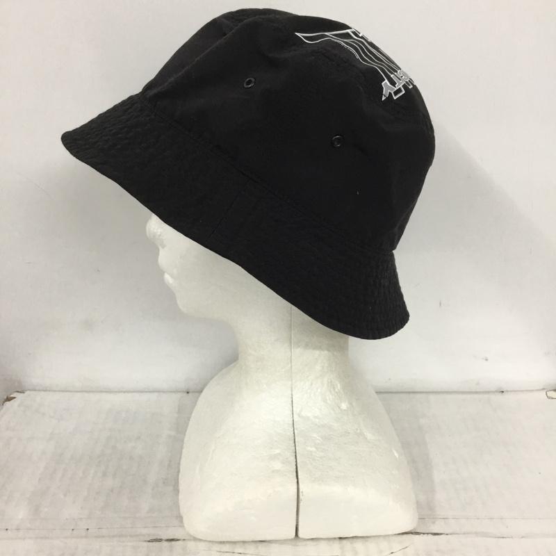 ラディアル RADIALL 帽子 ハット RAD-24SS-HAT006 HOOD CITY バケットハット ロゴ、文字 黒 / ブラック /  メンズ USED 古着 中古 10123468