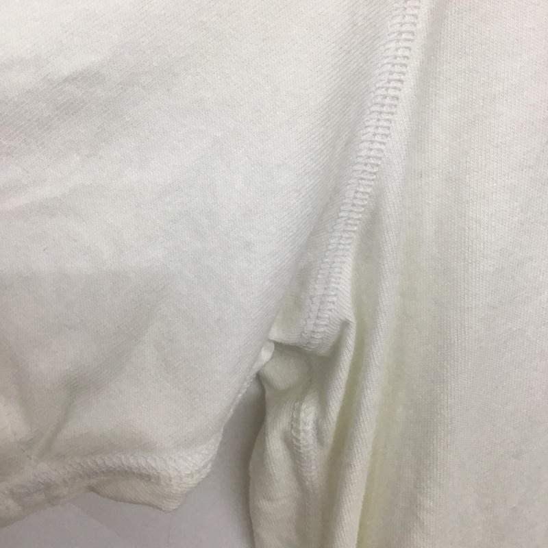 アディダス adidas Tシャツ 半袖 半袖カットソー プリントTシャツ クルーネックカットソー プリント 白 / ホワイト /  メンズ USED 古着 中古 10133714