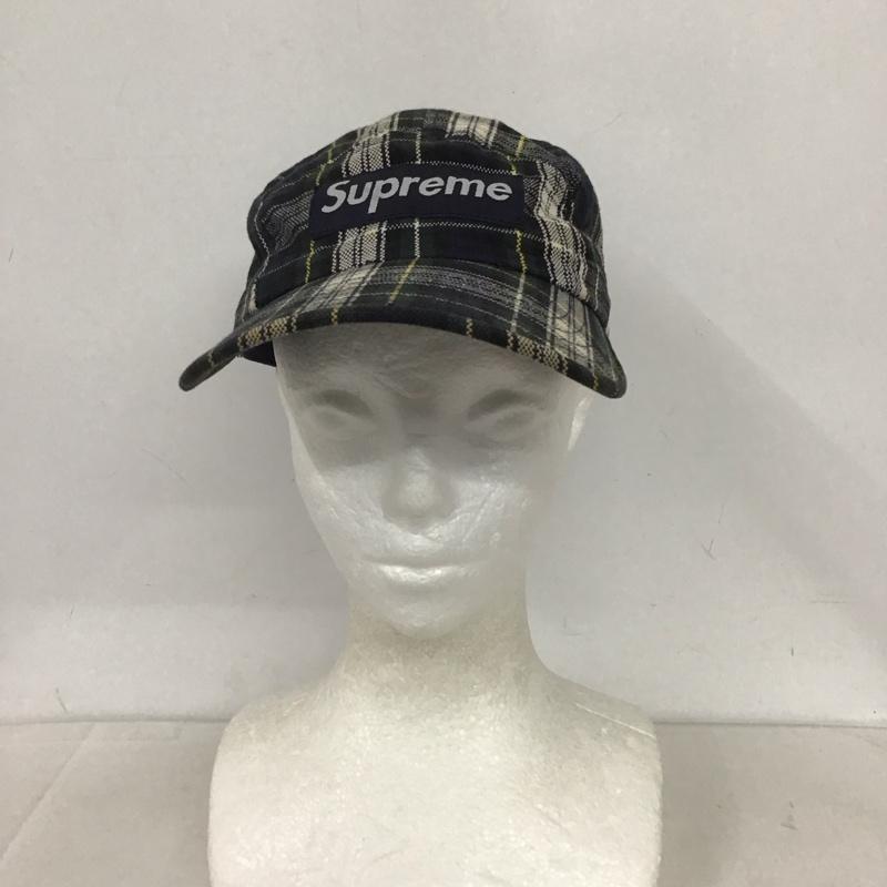 シュプリーム Supreme 帽子 キャップ キャンプキャップ ボックスロゴ チェック ロゴ、文字 マルチカラー / マルチカラー /  メンズ USED 古着 中古 10146090