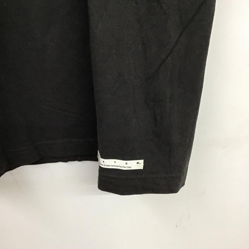 エイリアン ALIEN Tシャツ 半袖 半袖カットソー プリントTシャツ クルーネックカットソー XL プリント 黒 / ブラック /  メンズ USED 古着 中古 10130113