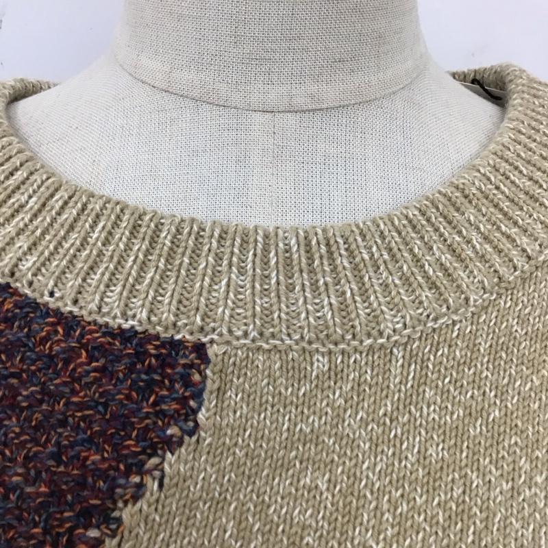 ザラ ZARA ニット、セーター 長袖 XL  マルチカラー / マルチカラー /  レディース USED 古着 中古 10119775