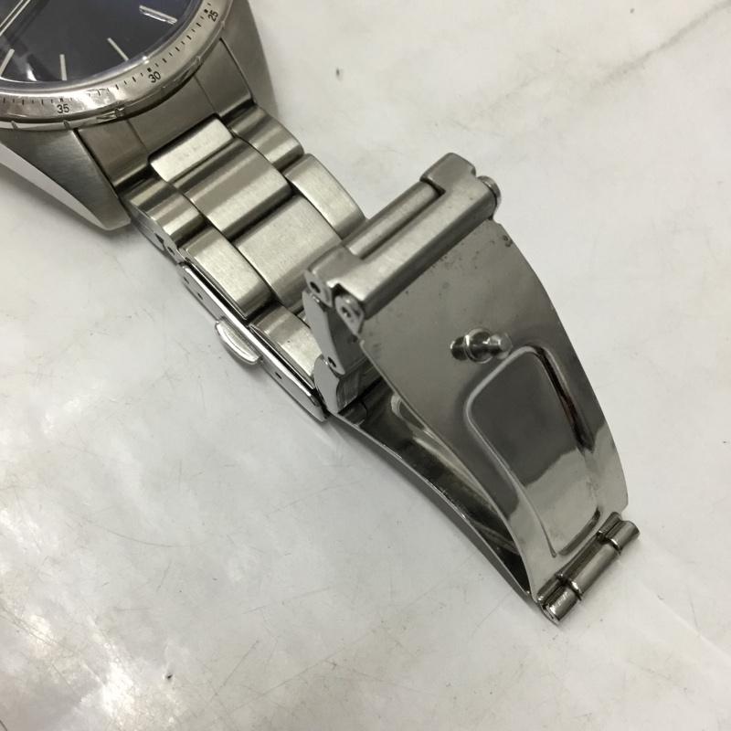 ビームス BEAMS 腕時計 アナログ（自動巻き） GN-4W-S 740142 CITIZEN ロゴ、文字 銀 / シルバー / X 紺 / ネイビー /  メンズ USED 古着 中古 10117585