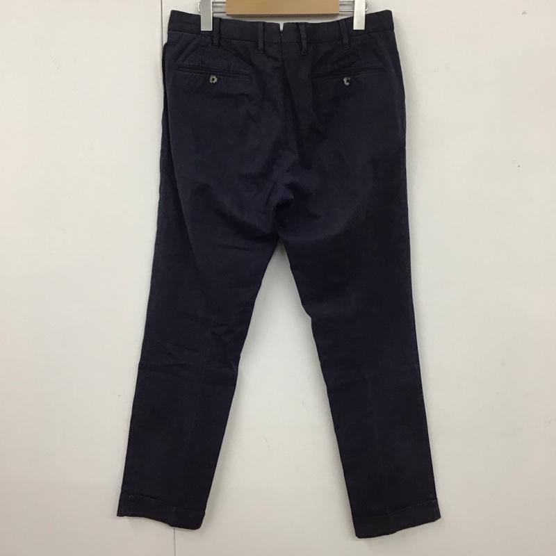 ピーティーゼロウーノ PT01 パンツ チノパン 48 無地 紺 / ネイビー /  メンズ USED 古着 中古 10110377