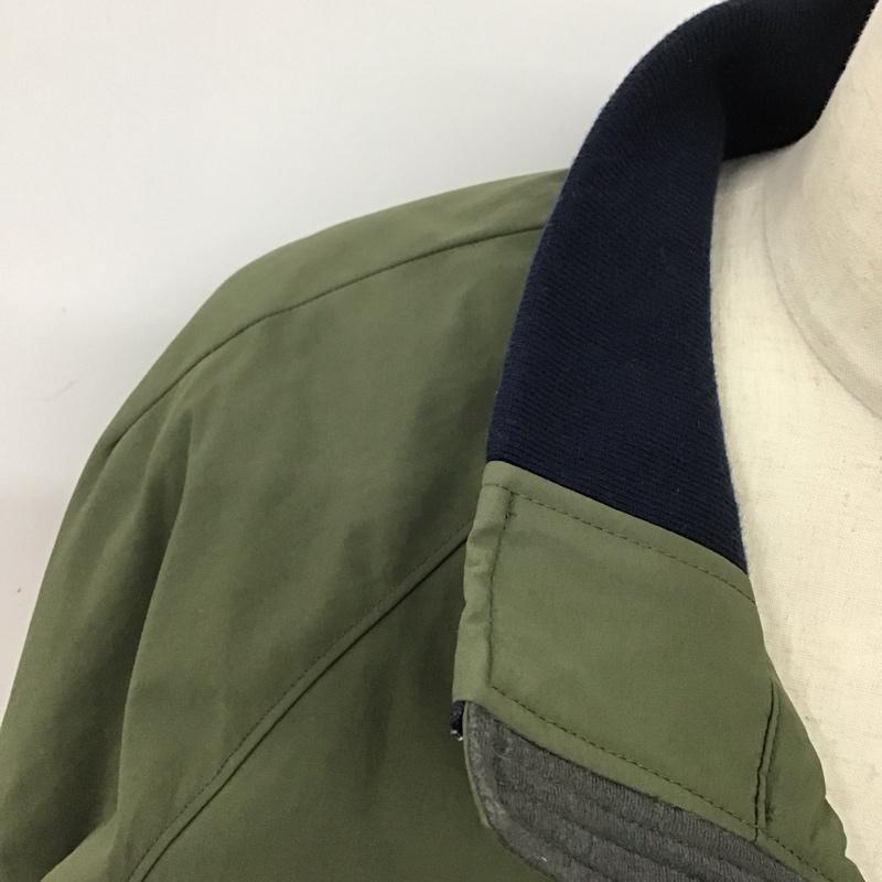ランズエンド LANDS END ジャケット、上着 ジャンパー、ブルゾン ジップアップジャケット ジャンパー ジャケット カジュアルジャケット アウター M 無地 カーキ / カーキ /  メンズ USED 古着 中古 10123895