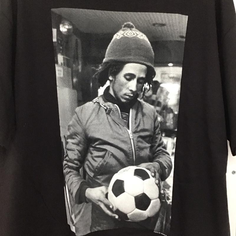 ギミーファイブ GIMME FIVE Tシャツ 半袖 半袖カットソー プリントTシャツ クルーネックカットソー デニスモリス XL プリント 黒 / ブラック /  メンズ USED 古着 中古 10142636