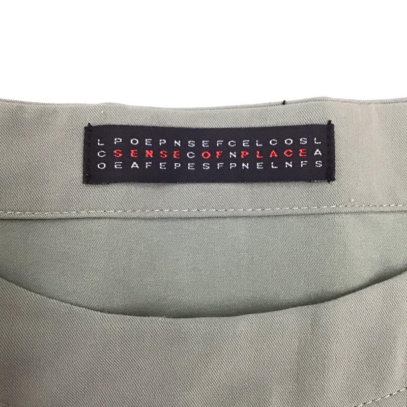 センスオブプレイスバイアーバンリサーチ SENSE OF PLACE by URBAN RESEARCH カットソー 半袖 AA85-13Y020 オーバーサイズ M 無地 カーキ / カーキ /  メンズ USED 古着 中古 10117062