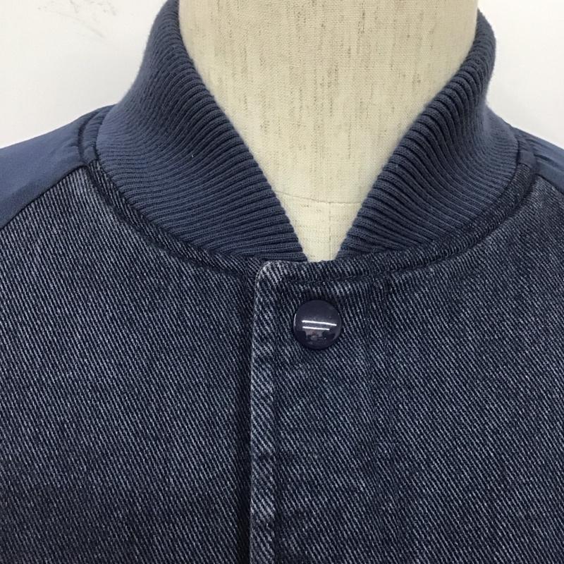 チャンピオン Champion ジャケット、上着 ジャンパー、ブルゾン C3-N610 Baseball JKT ACTION サーモライト XL ロゴ、文字 紺 / ネイビー /  メンズ USED 古着 中古 10108198