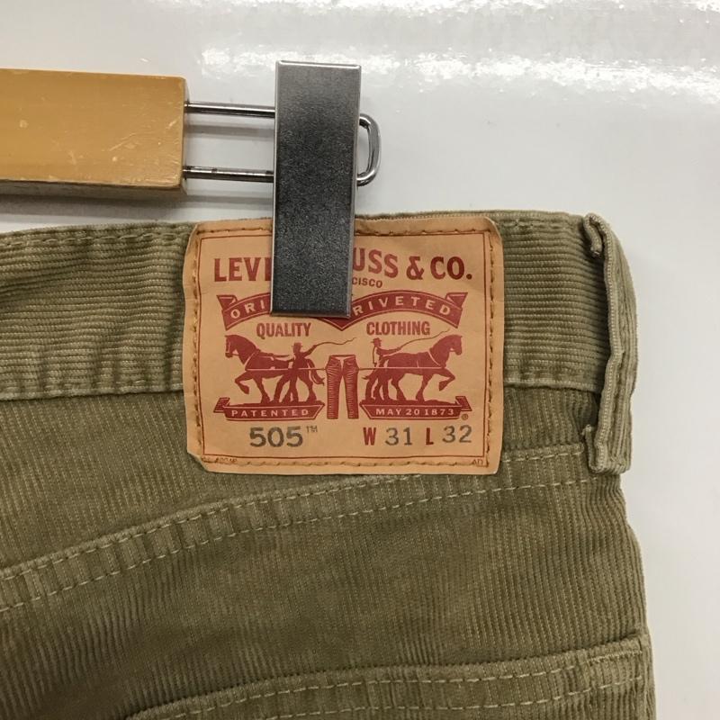 リーバイストラウスアンドコー Levi Strauss & co. パンツ デニム、ジーンズ コーデュロイパンツ ワイドパンツ カジュアルパンツ 31インチ 無地 ベージュ / ベージュ /  メンズ USED 古着 中古 10144501