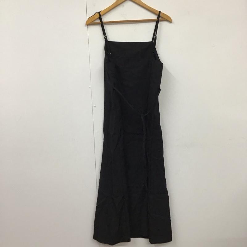 チル CHILLE ワンピース ロングスカート 231004 キャミソールワンピ M 無地 黒 / ブラック /  レディース USED 古着 中古 10119252