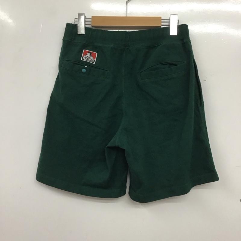 ベンデイビス BEN DAVIS パンツ ショートパンツ ショートパンツ ハーフパンツ カジュアルパンツ S ロゴ、文字 緑 / グリーン /  メンズ USED 古着 中古 10133655