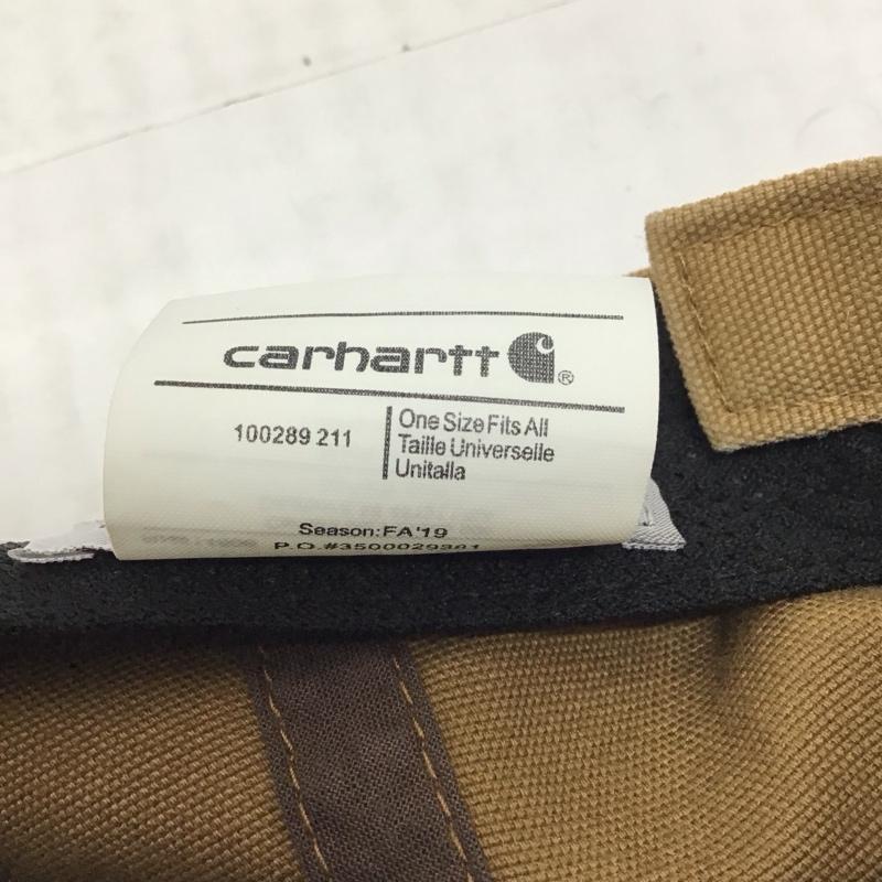 カーハート Carhartt 帽子 キャップ 100289 211 ODESSA CAP ロゴ、文字 茶 / ブラウン /  メンズ USED 古着 中古 10115065
