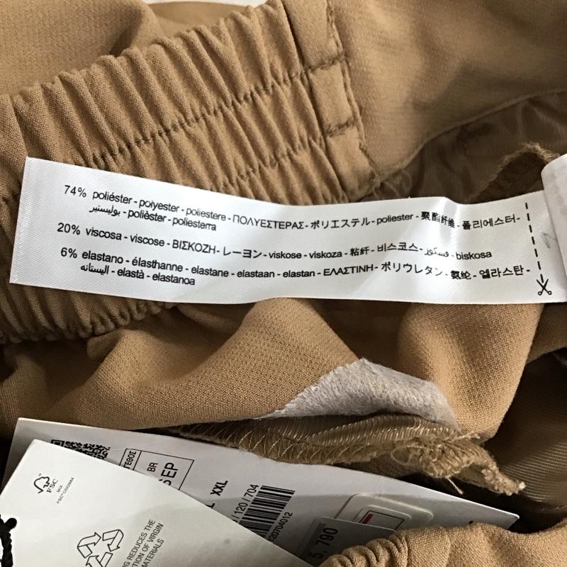 ザラ ZARA パンツ スラックス スラックスパンツ ワイドパンツ カジュアルパンツ XS 無地 ベージュ / ベージュ /  レディース USED 古着 中古 10118517