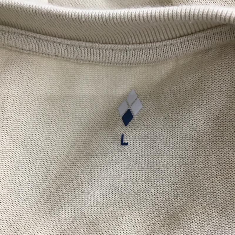 モンベル mont-bell Tシャツ 半袖 2104801 KAMICOT 半袖カットソー クルーネックカットソー L 無地 ベージュ / ベージュ /  メンズ USED 古着 中古 10125921