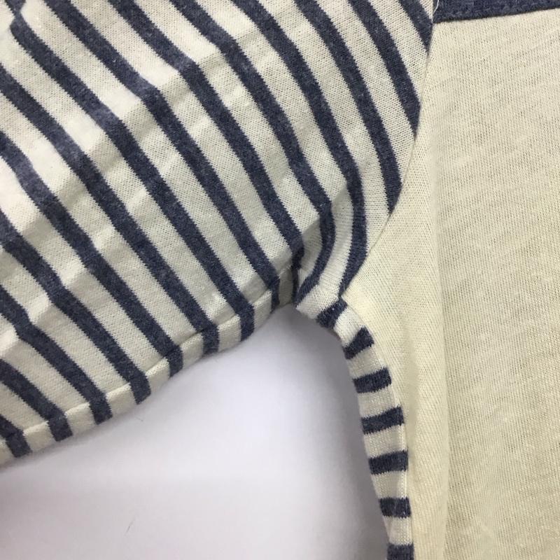 ゴースローキャラバン go slow caravan チュニック 七分袖 1 無地 X ロゴ、文字 X ボーダー柄 マルチカラー / マルチカラー /  レディース USED 古着 中古 10144263