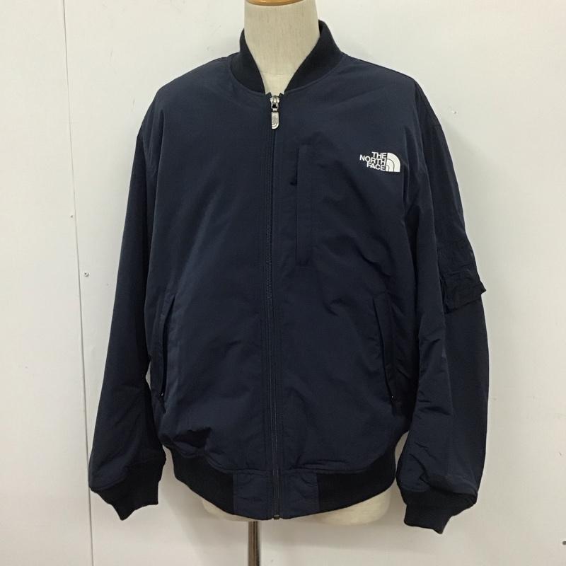 ザノースフェイス THE NORTH FACE ジャケット、上着 ジャンパー、ブルゾン NY82334 インサレーションボンバージャケット ジップアップジャケット アウター XL ロゴ、文字 紺 / ネイビー /  メンズ USED 古着 中古 10109843