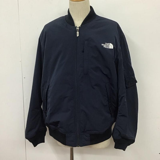 ザノースフェイス THE NORTH FACE ジャケット、上着 ジャンパー、ブルゾン NY82334 インサレーションボンバージャケット ジップアップジャケット アウター XL ロゴ、文字 紺 / ネイビー /  メンズ USED 古着 中古 10109843
