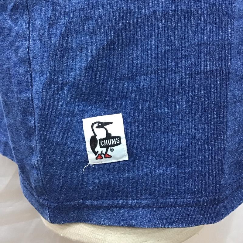 チャムス CHUMS Tシャツ 半袖 半袖カットソー プリントTシャツ クルーネックカットソー XL プリント 青 / ブルー /  メンズ USED 古着 中古 10117517