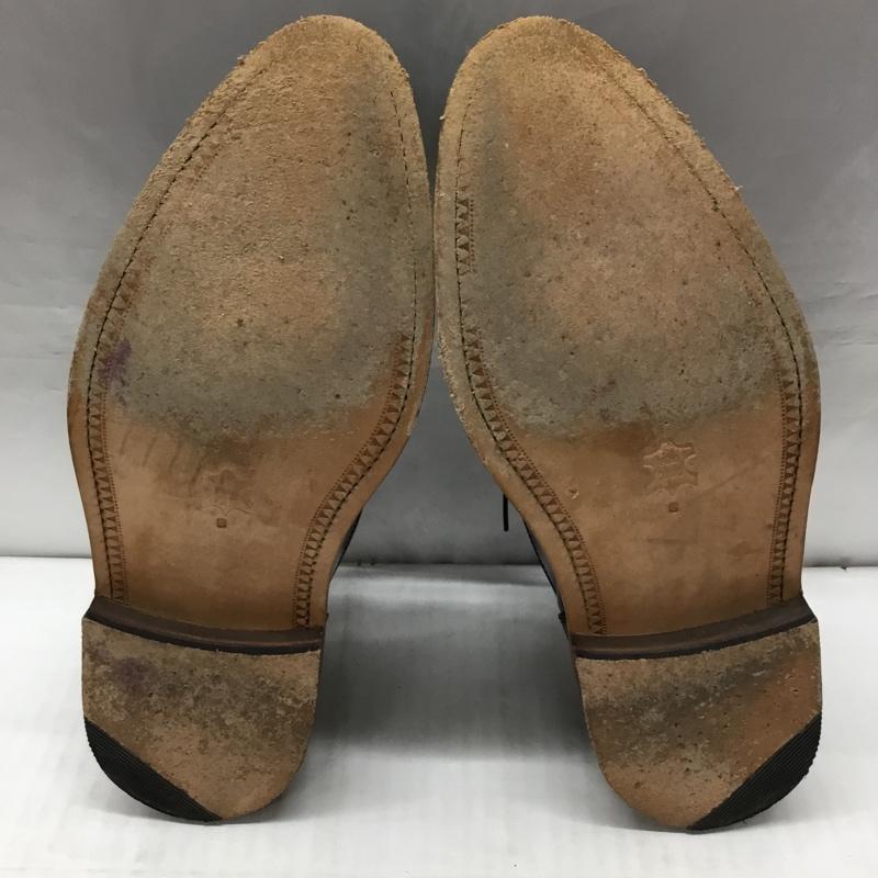 フラットヘッド The Flat Head 革靴 革靴 RJB ステッチ 8 無地 黒 / ブラック /  メンズ USED 古着 中古 10113962
