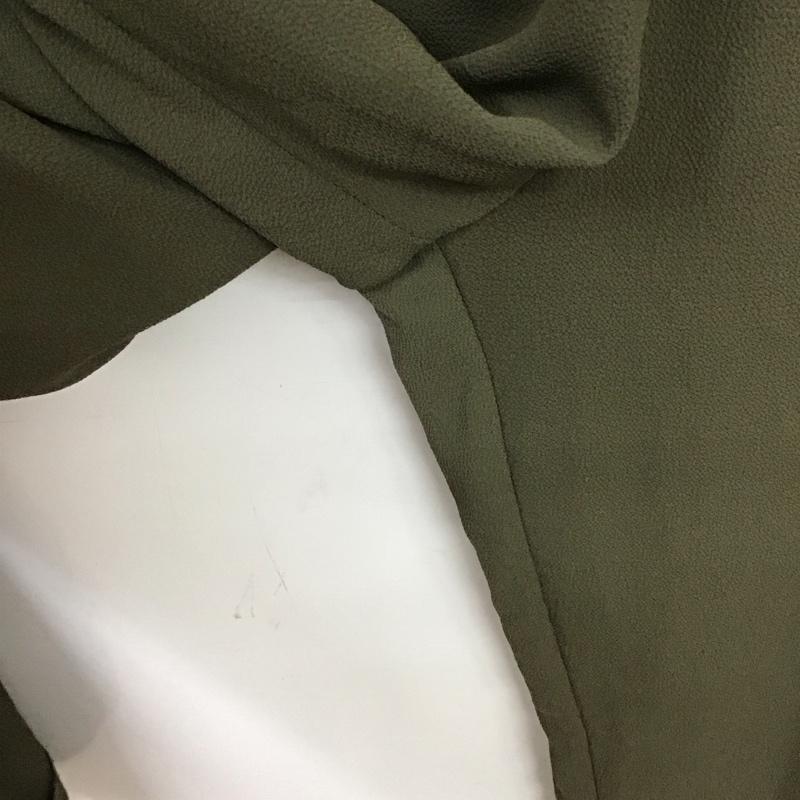 ザラベーシック ZARA BASIC ワンピース・ドレス・オールインワン ワンピース・ドレス・オールインワン オールインワン ノースリーブ ワイドパンツ S 無地 カーキ / カーキ /  レディース USED 古着 中古 10141297