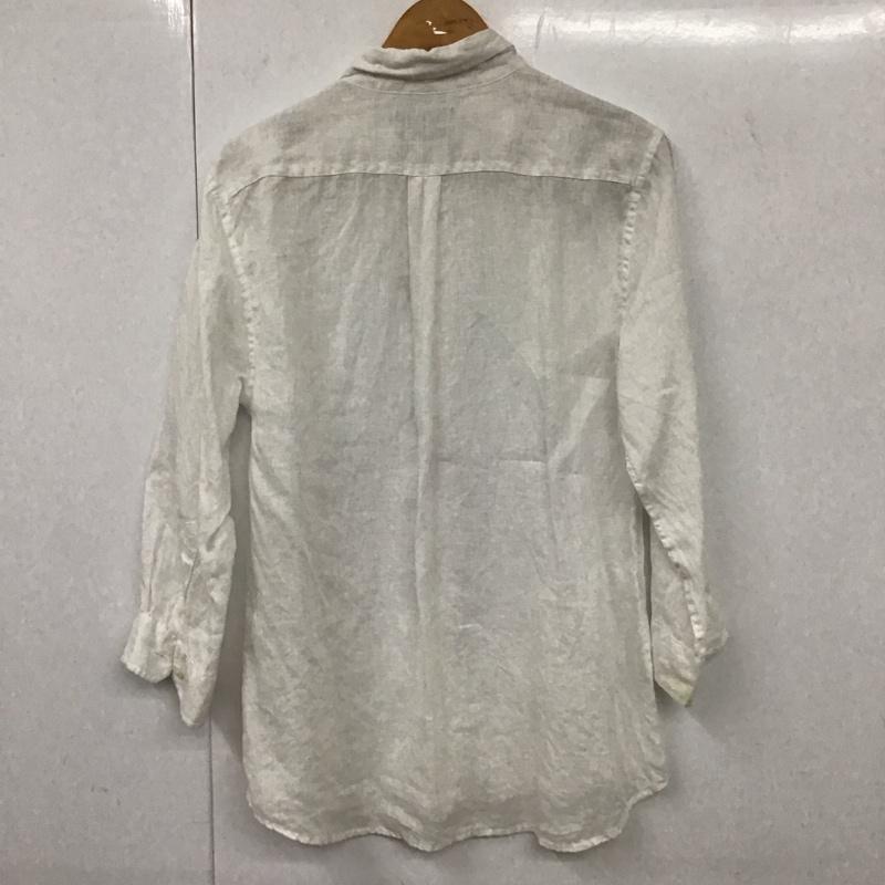 アーバンリサーチ URBAN RESEARCH シャツ、ブラウス 七分袖 40 無地 白 / ホワイト /  メンズ USED 古着 中古 10132019